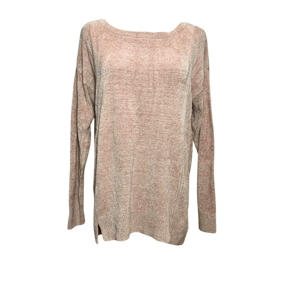 Barefoot Dreams Women's Dusty Pink Cozy Chic Ultra Lite Pullover Boat Neck Small - Picture 1 of 7